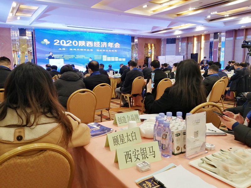 2020年陕西经济年会召开 西安银马荣获&ldquo;陕西创造力品牌&rdquo;荣誉称号